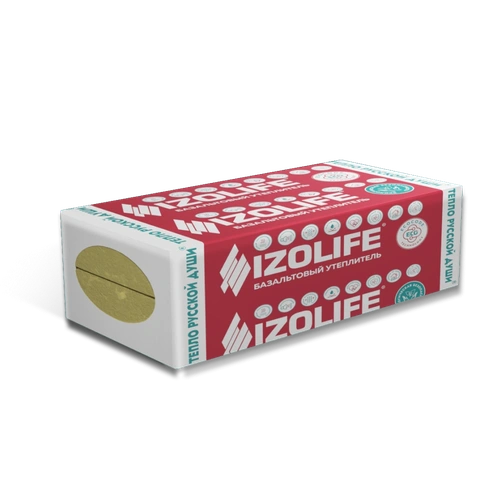 Утеплитель IZOLIFE АКУСТИК ОПТИМА (60кг/м3) 1200х600, 27 мм 16пл/11,52м2 0,311м3