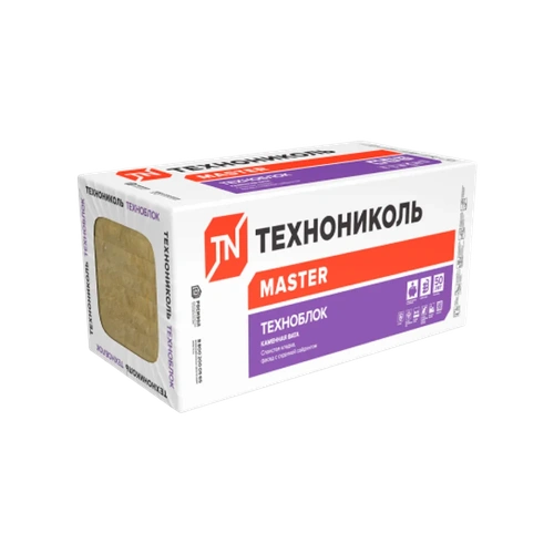Утеплитель Техноблок Стандарт (45 кг/м3) 1200х600, 100мм 4 пл/2,88м2, 0,288м3