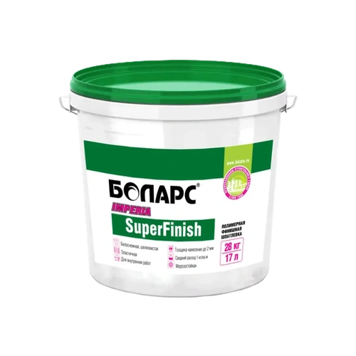 Шпатлевка готовая БОЛАРС IMPERIA SUPER FINISH, 28 кг.