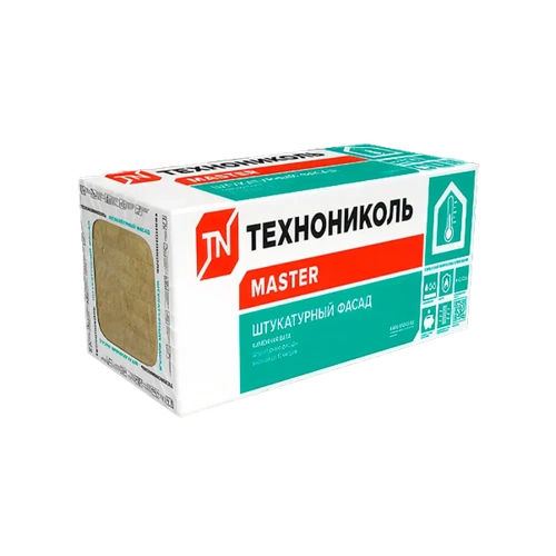 Утеплитель Технониколь Штукатурный Фасад (105 кг/м3) 1200х600, 100мм 3пл/2,16м3 0,216м3