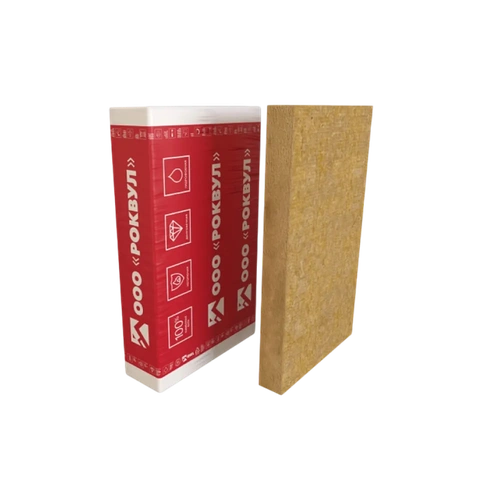 Утеплитель ROCKWOOL Роквул Фасад Баттс Экстра (130кг/м3) 1000х600, 50 мм 4пл/2,4м2 0,12м3