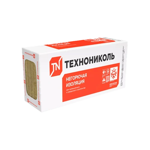 Утеплитель Технофас Экстра (90 кг/м3) 1200х600х50 мм, 6пл/4,32м2, 0,22 м3